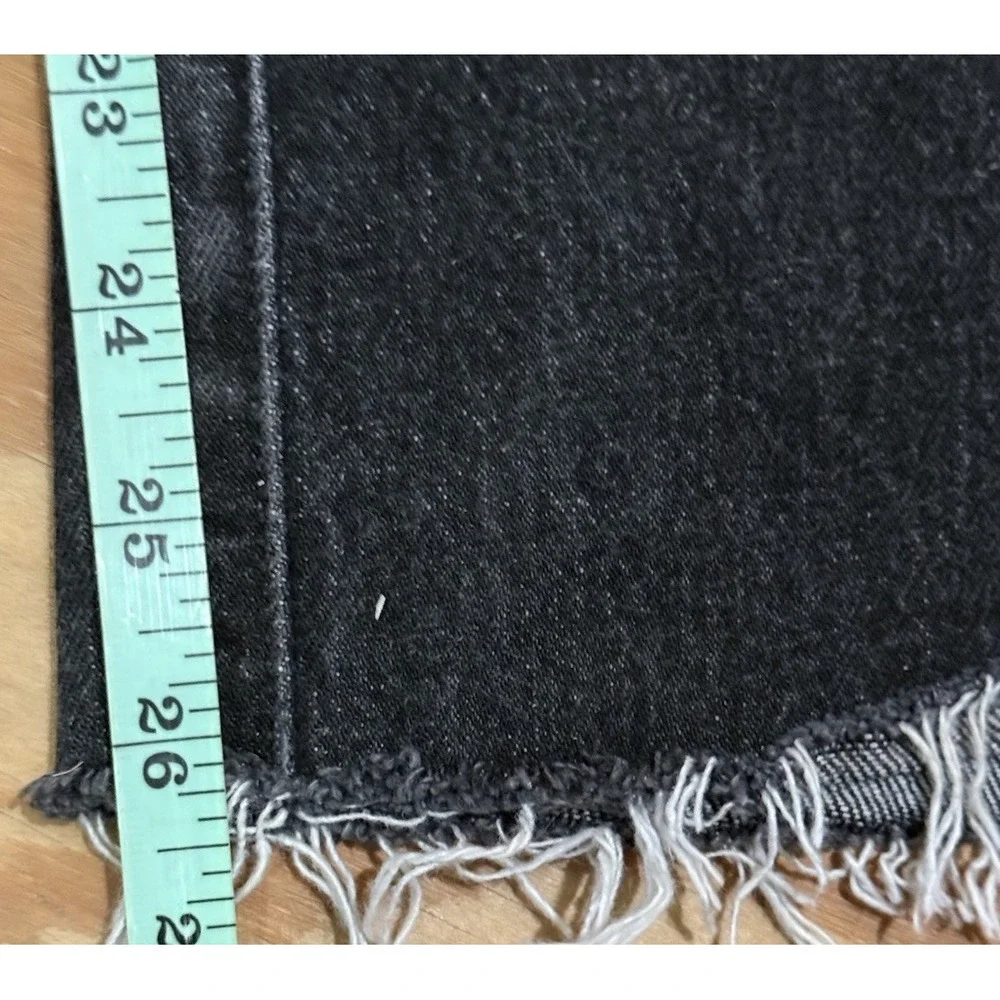 Levi's 501 Jeans Mens Size 38X30 Actual  38x26 Black‎ Distressed Skater